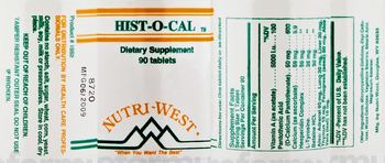 Nutri-West Hist-O-Cal - supplement