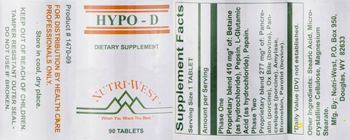 Nutri-West Hypo-D - supplement