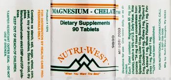 Nutri-West Magnesium - Chelate - supplement