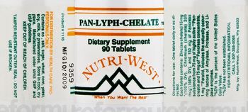 Nutri-West Pan-Lyph-Chelate - supplement