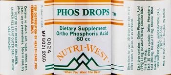 Nutri-West Phos-Drops - supplement