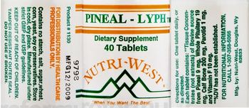 Nutri-West Pineal-Lyph - supplement