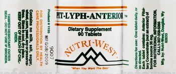 Nutri-West Pit-Lyph-Anterior - supplement