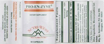 Nutri-West Pro-En-Zyme - supplement