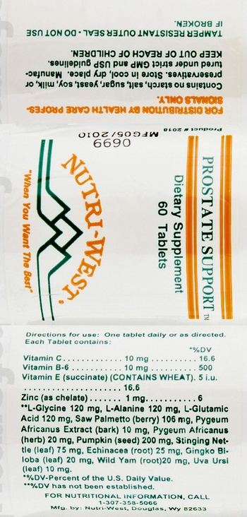 Nutri-West Prostate Support - supplement