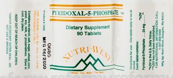 Nutri-West Pyridoxal-5-Phosphate - supplement