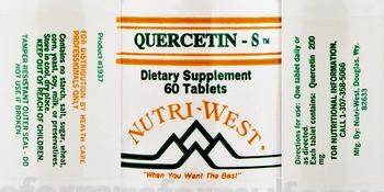 Nutri-West Quercetin-S - supplement