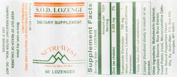 Nutri-West S.O.D. Lozenge - supplement
