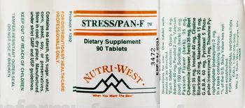 Nutri-West Stress/PAN-F - supplement