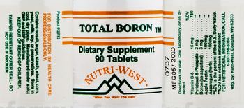Nutri-West Total Boron - supplement