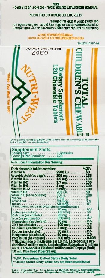 Nutri-West Total Children's Chewable - supplement