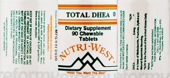 Nutri-West Total DHEA - supplement