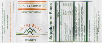 Nutri-West Total Eyebright-M - supplement