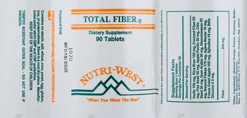 Nutri-West Total Fiber - supplement