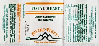 Nutri-West Total Heart - supplement