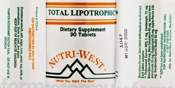 Nutri-West Total Lipotrophic - supplement