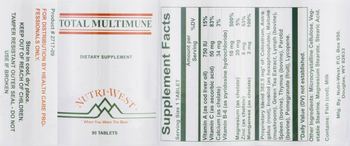 Nutri-West Total Multimune - supplement