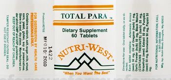 Nutri-West Total Para - supplement