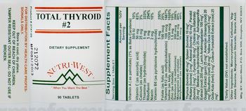 Nutri-West Total Thyroid #2 - supplement