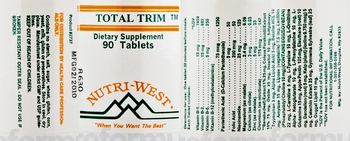 Nutri-West Total Trim - supplement