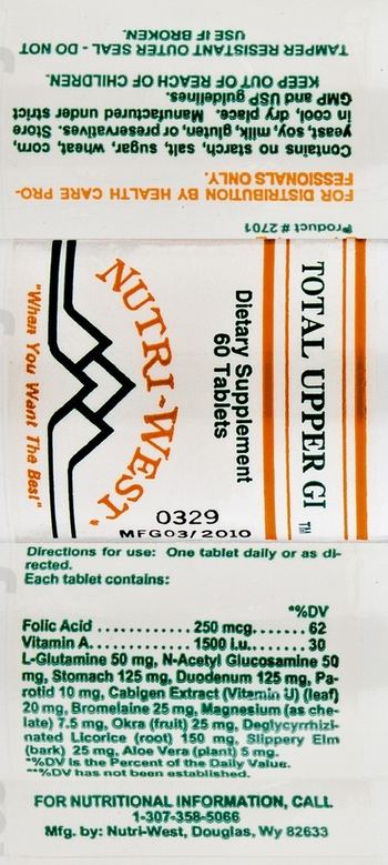 Nutri-West Total Upper GI - supplement