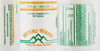 Nutri-West Total Veggie - supplement