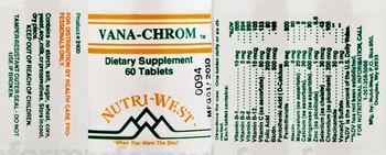 Nutri-West Vana-Chrome - supplement