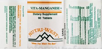 Nutri-West Vita-Manganese - supplement