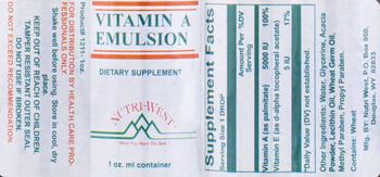 Nutri-West Vitamin A Emulsion - supplement