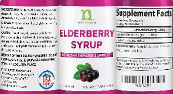 Nutriana Elderberry Syrup - supplement