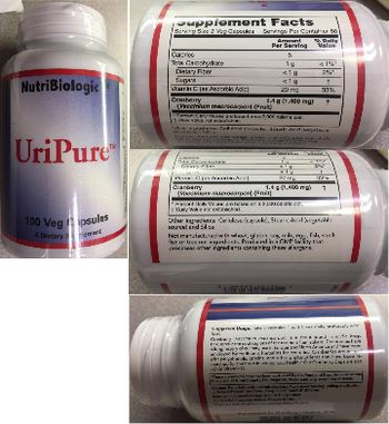 NutriBiologic UriPure - supplement