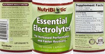NutriBiotic Essential Electrolytes - supplement