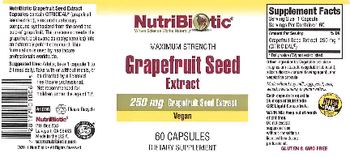 NutriBiotic Where Science Works Naturally Maximum Strength Grapefruit Seed Extract - supplement