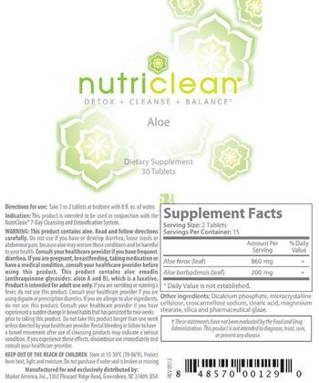 NutriClean Aloe - supplement