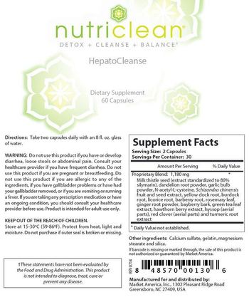 NutriClean HepatoCleanse - supplement