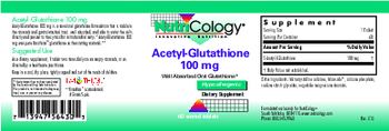 NutriCology Acetyl-Glutathione 100 mg - supplement
