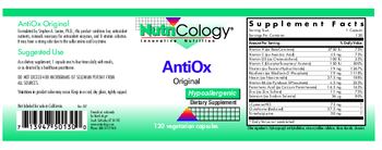 NutriCology AntiOx Original - supplement