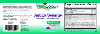 NutriCology AntiOx Synergy - supplement