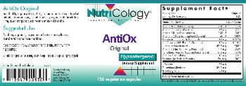 NutriCology AntiOx - supplement