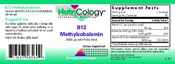 NutriCology B12 Methylcobalamin - supplement