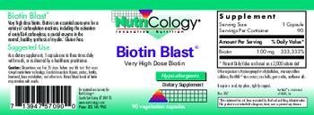 NutriCology Biotin Blast - supplement