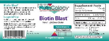 NutriCology Biotin Blast - supplement