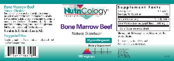 NutriCology Bone Marrow Beef Natural Glandular - supplement
