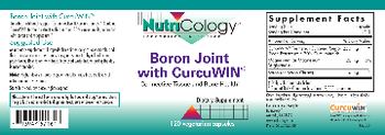 NutriCology Boron Joint with CurcuWIN - supplement