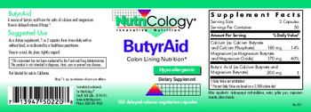 NutriCology ButyrAid - supplement