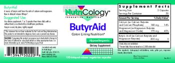 NutriCology ButyrAid - supplement