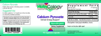 NutriCology Calcium Pyruvate - supplement