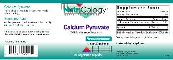 NutriCology Calcium Pyruvate - supplement