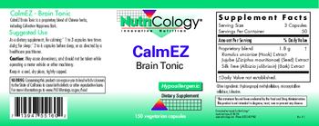NutriCology CalmEZ Brain Tonic - supplement