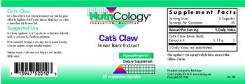 NutriCology Cat’s Claw - supplement